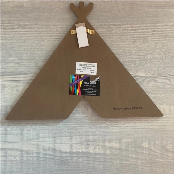 WILD CHILD Teepee Wood Wall Decor - Picture 6 of 7